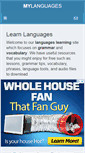 Mobile Screenshot of mylanguages.org