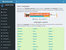 Tablet Screenshot of mylanguages.org